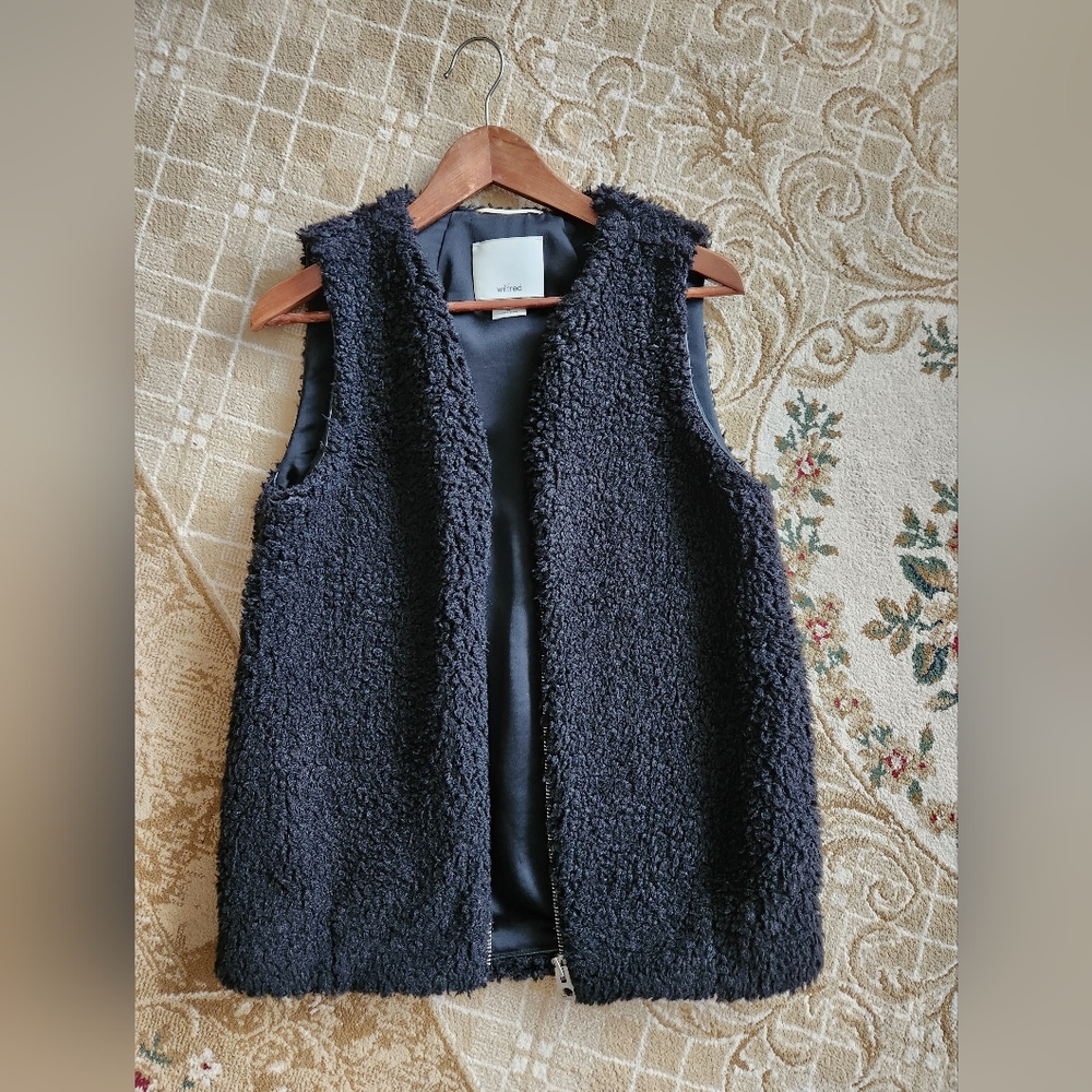 Wilfred Chateau Sherpa Vest Black XS